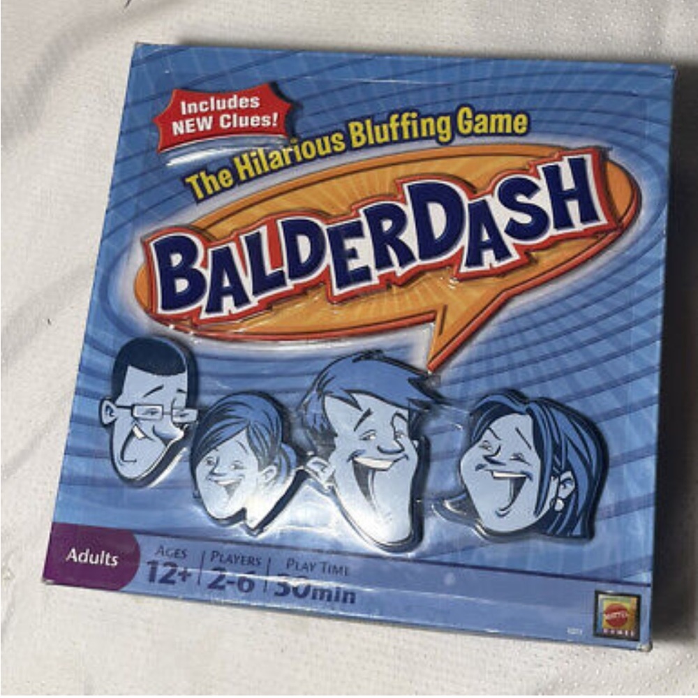 Balderdash The Hilarious Bluffing Board Game LIKE NEW RARE Belly laugh Fun Truth